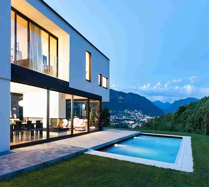 Renovated villa interior in Dubai